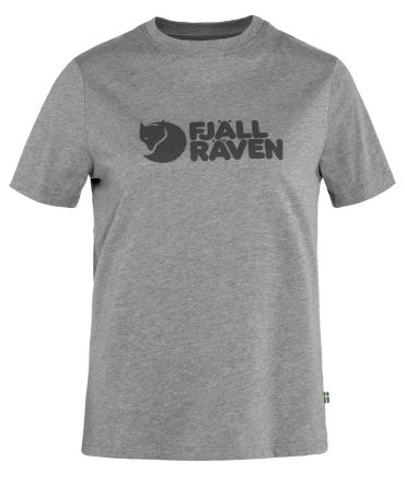 Fjallraven Womens Logo Tee Grey Melange