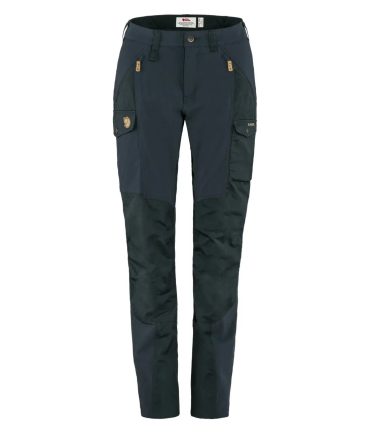 Fjallraven Womens Nikka Trousers Curved Dark Navy