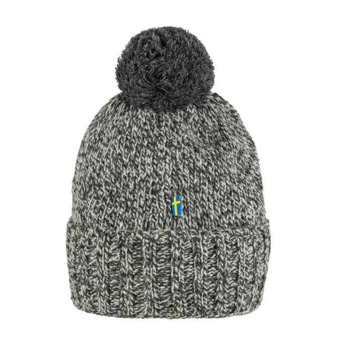 Fjallraven Womens Ovik Pom Hat Grey - Image 3