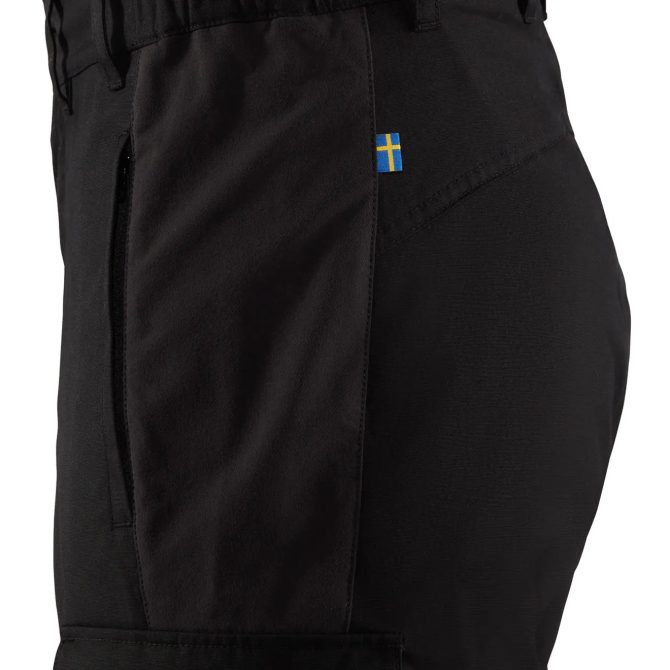 Fjallraven Womens Stina Trousers Black - Image 6