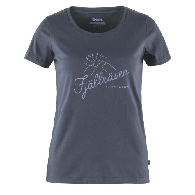 Fjallraven Womens Sunrise T-Shirt Navy