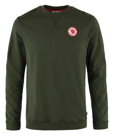 Fjallraven 1960 Logo Badge Sweater Deep Forest