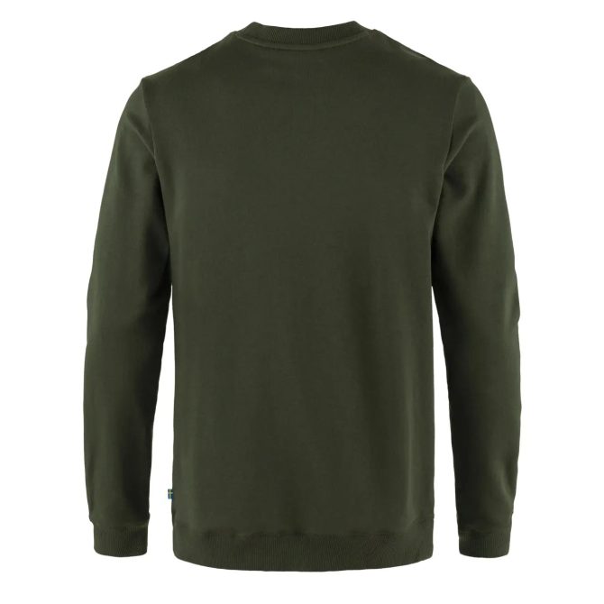 Fjallraven 1960 Logo Badge Sweater Deep Forest - Image 2