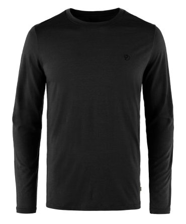Fjallraven Abisko Wool L/S Tee Black
