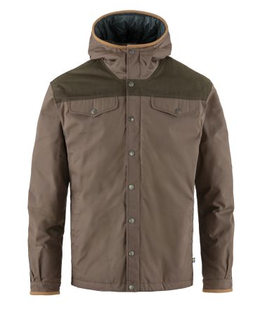 Fjallraven Greenland No. 1 Down Jacket Suede Brown / Dark Olive