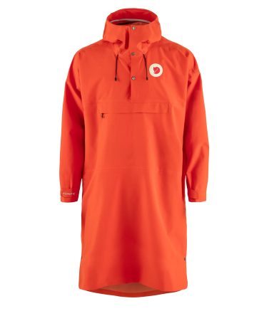 Fjallraven Hoja Rain Fox Poncho Flame Orange