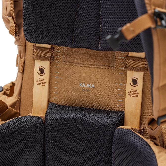 Fjallraven Kajka 55L M/L Backpack Khaki Dust - Image 6