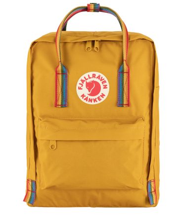 Fjallraven Kanken Rainbow Classic Backpack Ochre / Rainbow