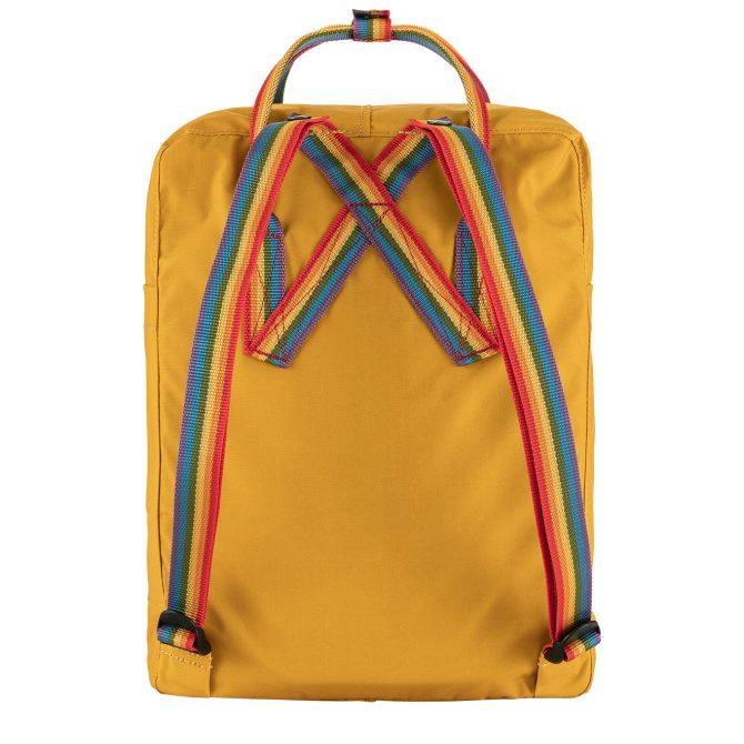 Fjallraven Kanken Rainbow Classic Backpack Ochre / Rainbow - Image 3