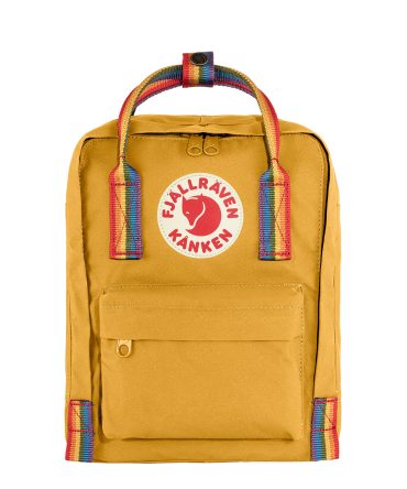 Fjallraven Kanken Rainbow Mini Ochre / Rainbow