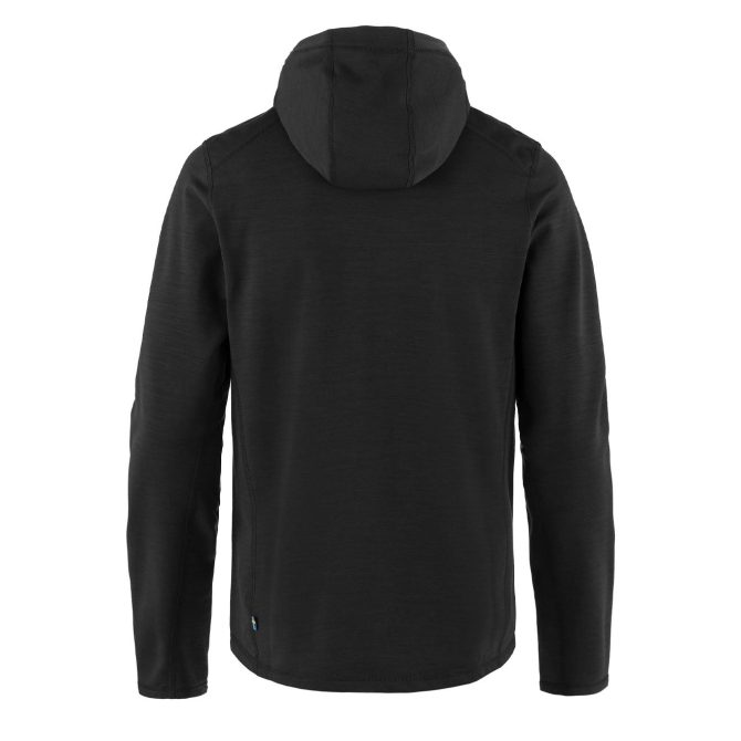 Fjallraven Keb Fleece Hoodie Black - Image 2