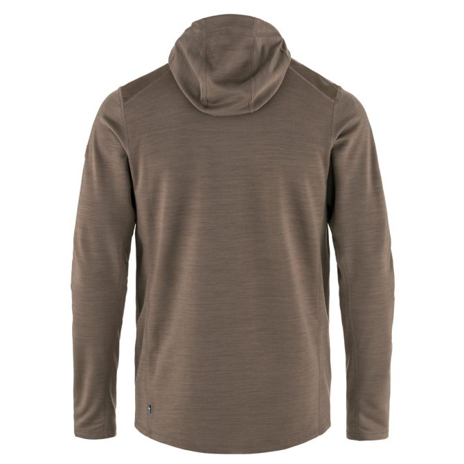Fjallraven Keb Fleece Hoodie Suede Brown - Image 2