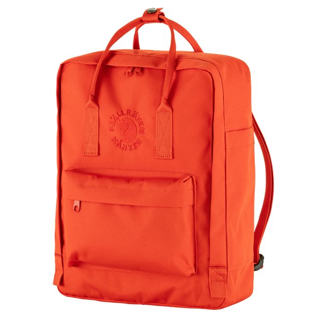 Fjallraven Re-Kanken Classic Backpack Flame Orange - Image 2