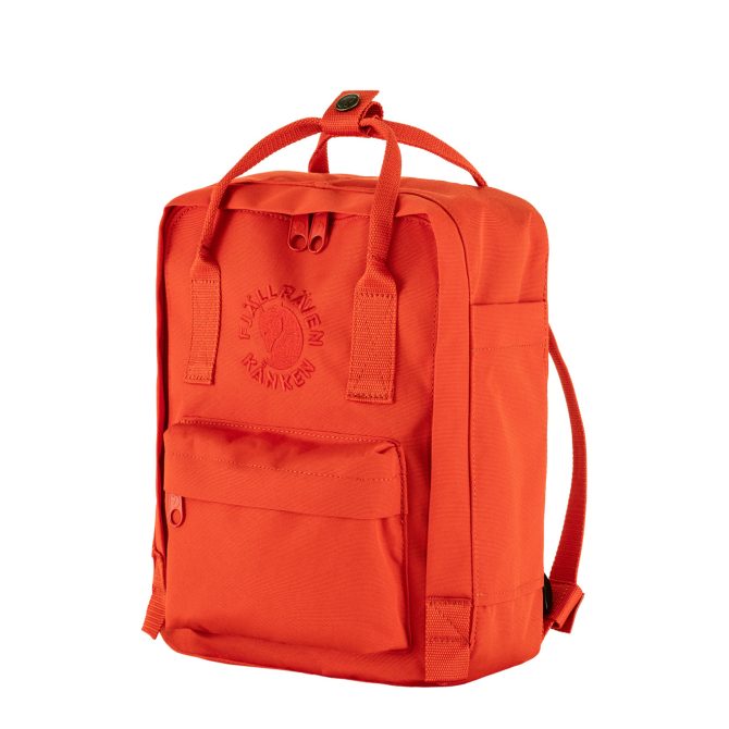 Fjallraven Re-Kanken Mini Backpack Flame Orange - Image 2