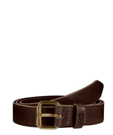 Fjallraven Singi Belt 2.5cm Leather Brown