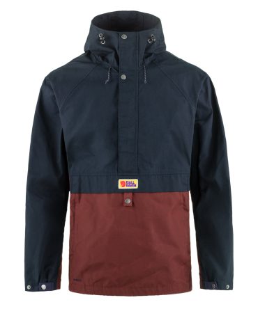 Fjallraven Vardag Anorak Dark Navy / Maroon