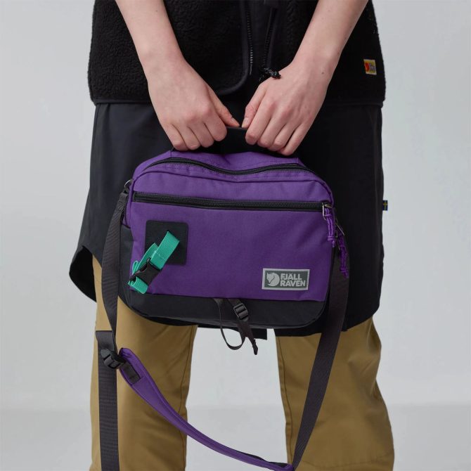 Fjallraven Vardag Shoulder Bag 6 Violette Coal Black - Image 3