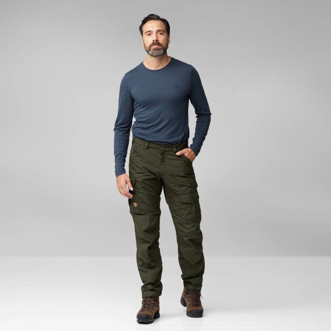 Fjallraven Vidda Pro Trousers Regular Dark Olive-Black - Image 4