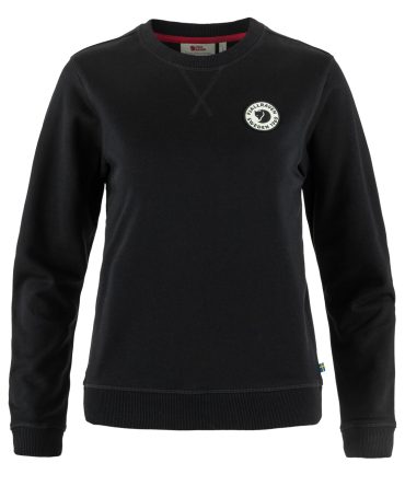 Fjallraven Womens 1960 Logo Badge Sweater Black