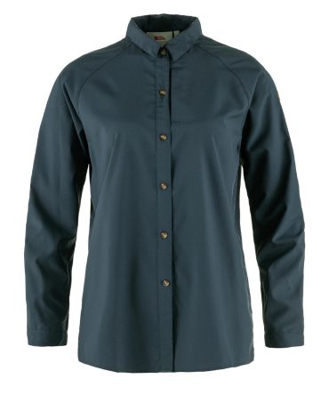 Fjallraven Womens Abisko Hike Shirt Navy