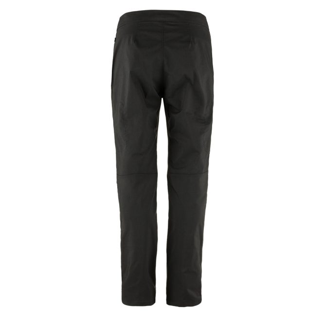 Fjallraven Womens Abisko Hike Trousers Reg Leg Black - Image 2