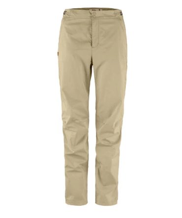 Fjallraven Womens Abisko Hike Trousers Short Leg Fossil