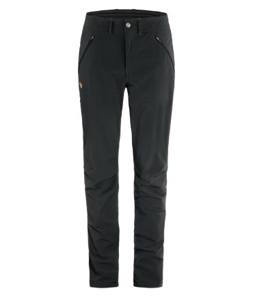 Fjallraven Womens Abisko Stretch Trousers Short Leg Black