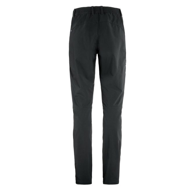 Fjallraven Womens Abisko Stretch Trousers Short Leg Black - Image 2