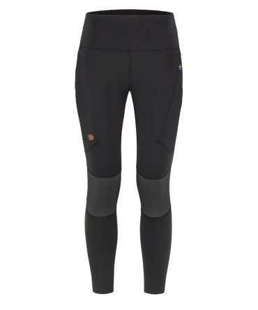 Fjallraven Womens Abisko Trekking Tights Pro Black / Iron Grey