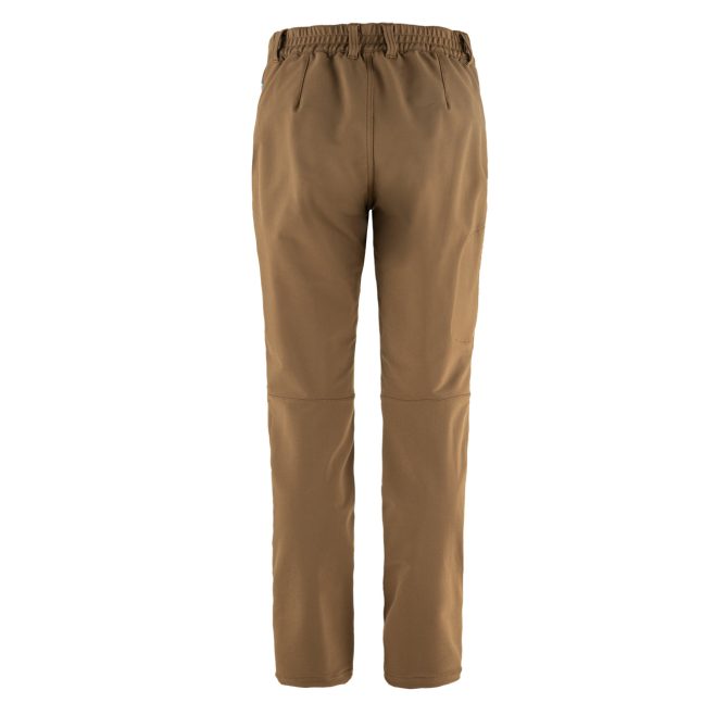 Fjallraven Womens Abisko Winter Stretch Trousers Wood Brown - Image 2