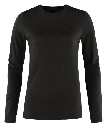 Fjallraven Womens Abisko Wool LS Black