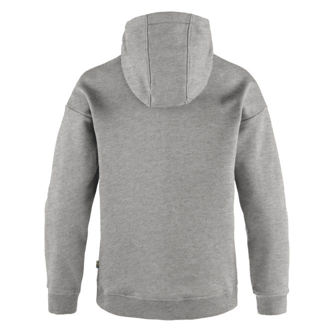 Fjallraven Womens Classic Hoodie Grey / Melange - Image 2