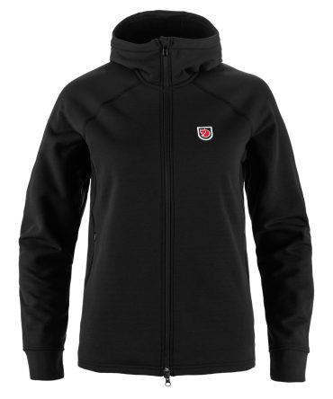Fjallraven Womens Expedition Fleece Hoodie Black