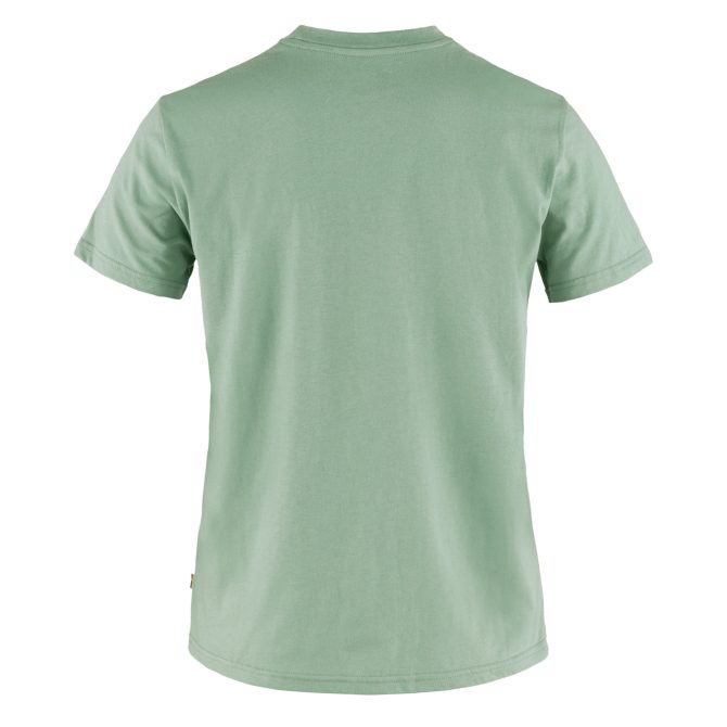 Fjallraven Womens Fox Boxy Logo Tee Misty Green - Image 2