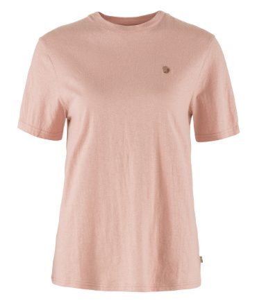 Fjallraven Womens Hemp Blend T-shirt Chalk Rose