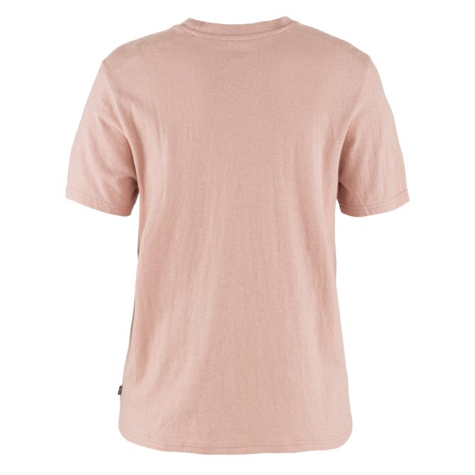 Fjallraven Womens Hemp Blend T-shirt Chalk Rose - Image 2