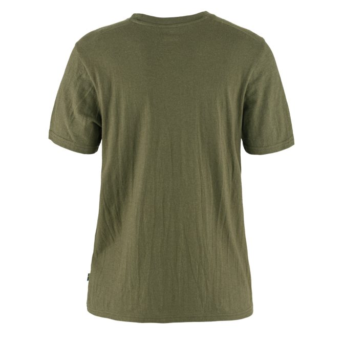 Fjallraven Womens Hemp Blend T-shirt Green - Image 2