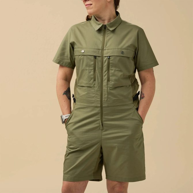 Fjallraven Womens Hoja Field Suit Green - Image 3