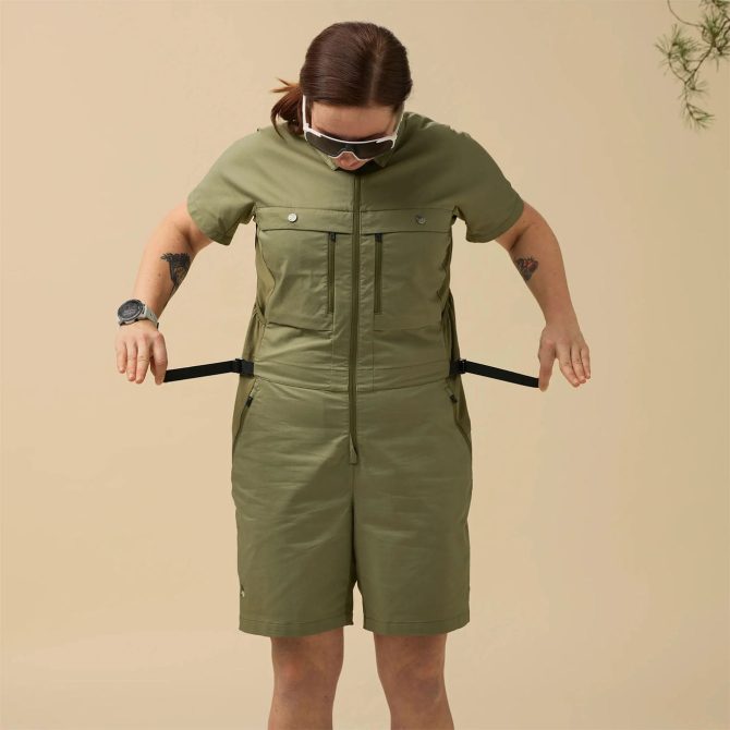 Fjallraven Womens Hoja Field Suit Green - Image 7