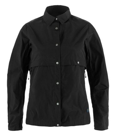 Fjallraven Womens Hoja Rider’s Wind Jacket Black