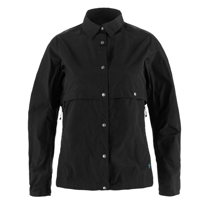 Fjallraven Womens Hoja Rider’s Wind Jacket Black