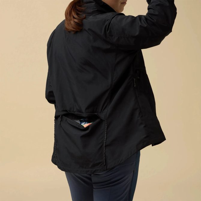 Fjallraven Womens Hoja Rider’s Wind Jacket Black - Image 5