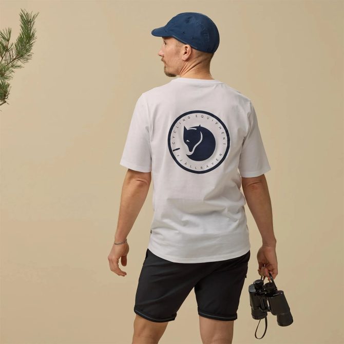 Fjallraven Womens Hoja T-shirt White - Image 4