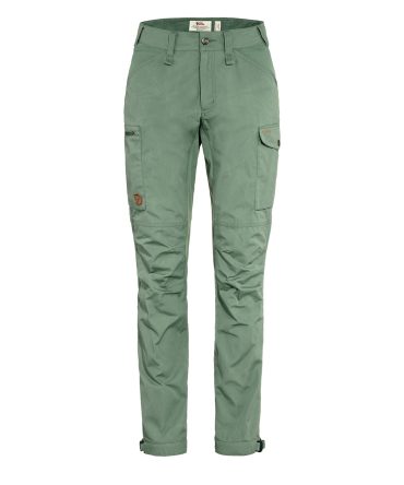 Fjallraven Womens Kaipak Trousers Curved Patina Green