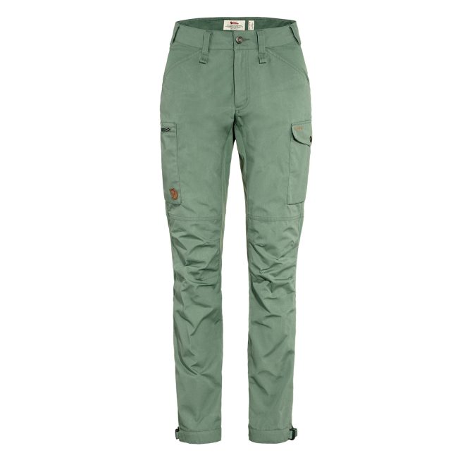 Fjallraven Womens Kaipak Trousers Curved Patina Green