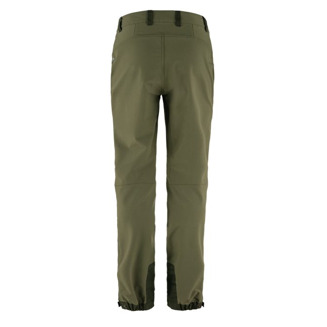 Fjallraven Womens Keb Agile Trousers Reg Leg Laurel Green / Deep Forest - Image 2