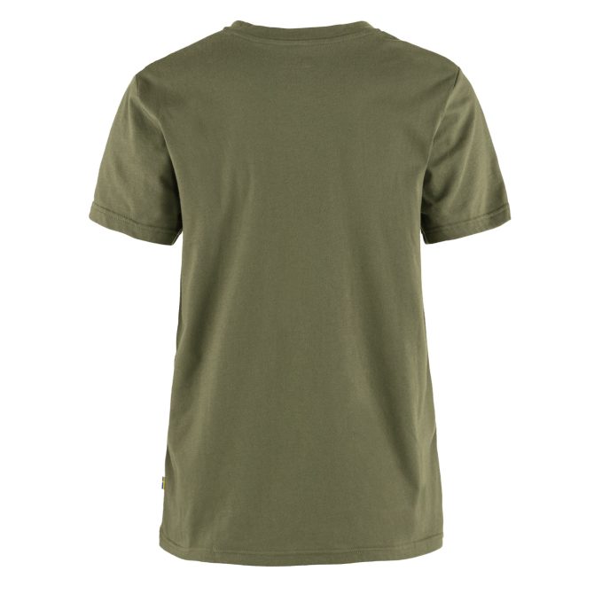 Fjallraven Womens Logo T-Shirt Green - Image 2