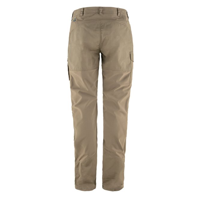 Fjallraven Womens Nikka Curved Trousers Suede Brown - Image 2