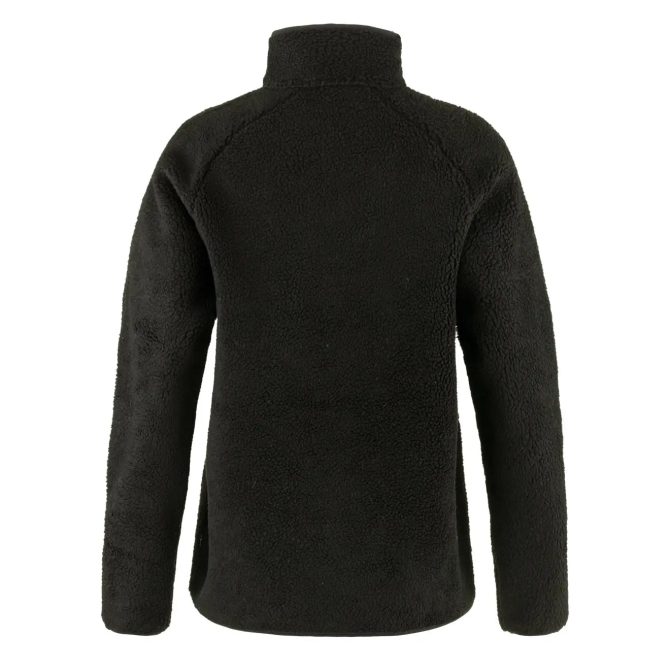 Fjallraven Womens Vardag Pile Fleece Black - Image 2