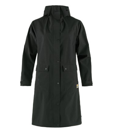Fjallraven Womens Vardag Rain Parka Black